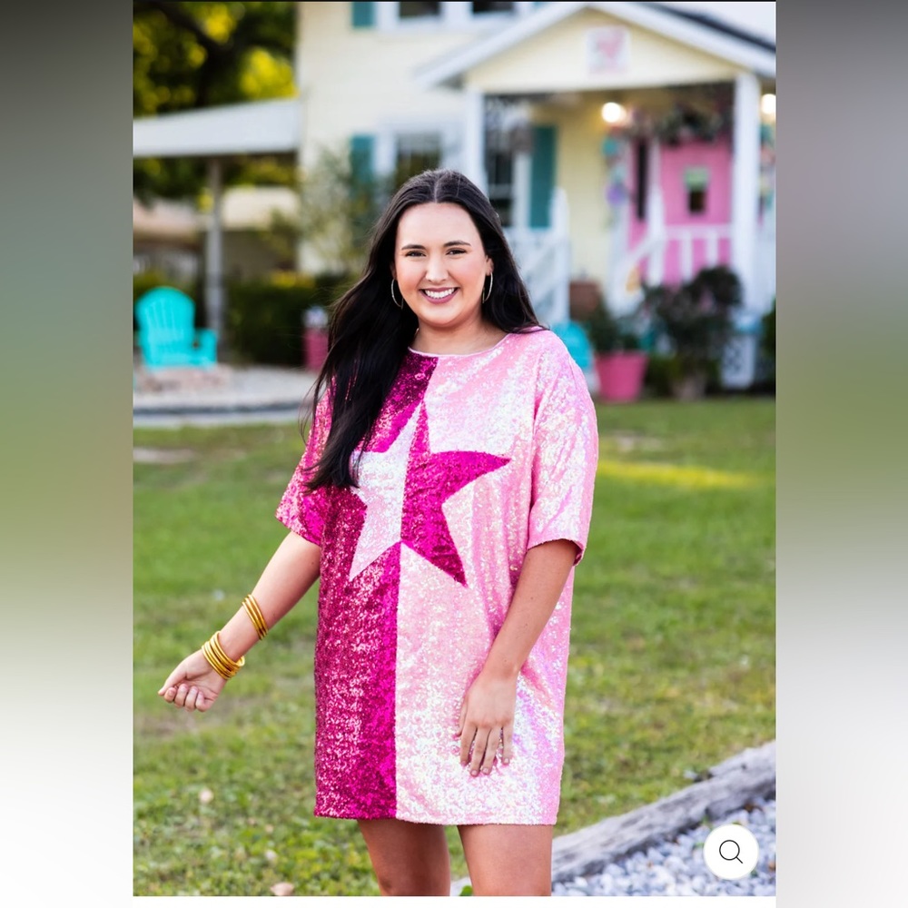 Star sequin dress